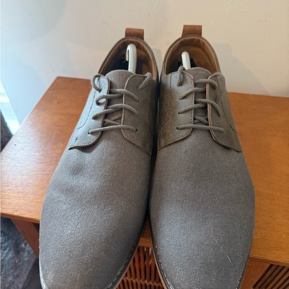 George Memory Foam Men's 13 Brown Derby Dress Shoes - Picture 2 of 7